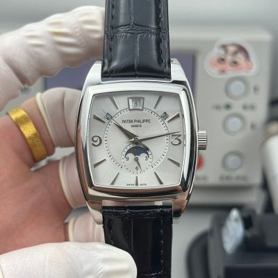 TW Factory Patek Philippe Nautilus Complications Cal. 240 Black Leather Watch